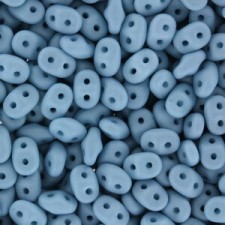 SuperDuo Beads 2.5x5mm Saturated Dark Sky Blue